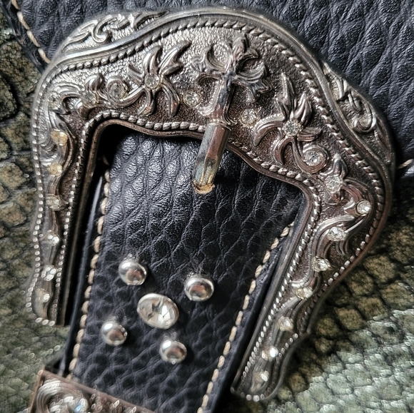 Urbalabs Western Purse Belt Buckle Bling Concealed Carry Handbag - Picture 5 of 16